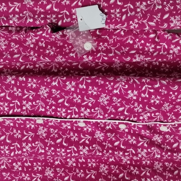 Croft & Barrow women sleepwear shirt size XXL button down - Picture 3 of 4